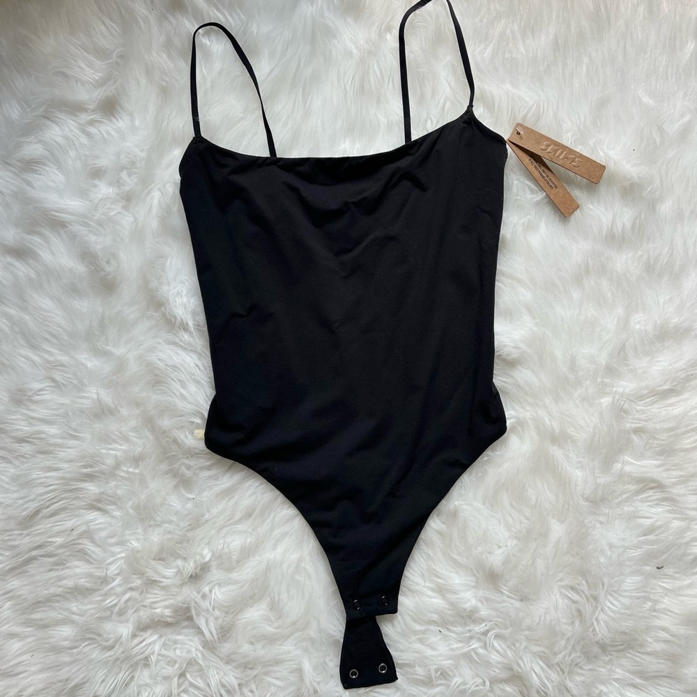 SKIMS Black Bodysuit